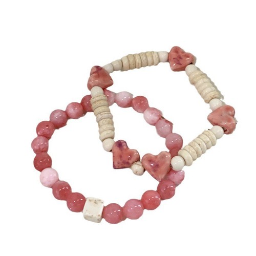 Dopamine Colored Ceramic Starfish Bracelet Niche Ins Design Bracelet Best Friend Versatile DIY Handmade Jewelry for Women Wholesale