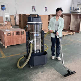 水泥地面吸粉尘用吸尘器大容量推吸式工业车间铁屑超细粉尘专用机