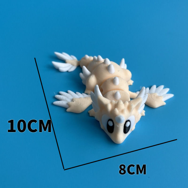 3D打印飞行龙全身可活动宝石飞行龙迷你摆件花瓣龙蛋套装儿童玩具|undefined