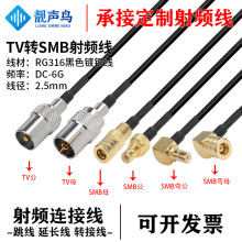 RG316��ɫ���l�D�Ӿ�TV�DSMB���^ĸ�^tv�Dsmb��̖�B�Ӿ����L��