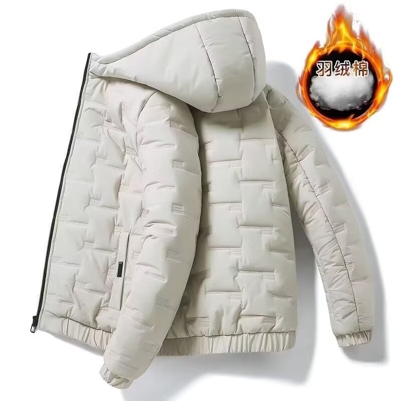 棉衣男款冬季时尚潮牌帅气连帽面包大码棉服外套加厚保暖棉袄男生