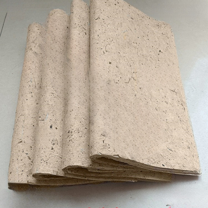 血料桑皮纸民国毛边纸仿古桑皮纸卷艾条纸艾灸封坛桑皮纸绘画