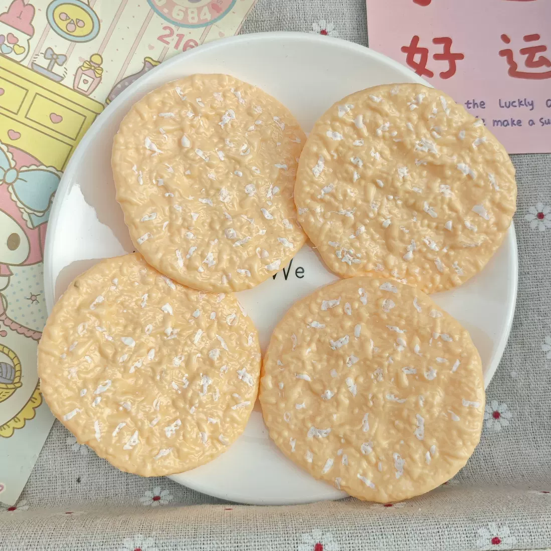 批发创意食玩仿真鸭嘴发夹趣味学生发卡网红雪饼搞怪可爱发饰头饰