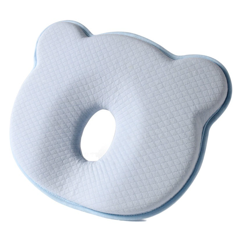 Трансграничная детская подушка для новорожденных От 0 до 1 года подголовник для малышей Подушка с медленным отскоком хлопковая сердцевина с эффектом памяти подушка для формирования ребенка анти-отклонение