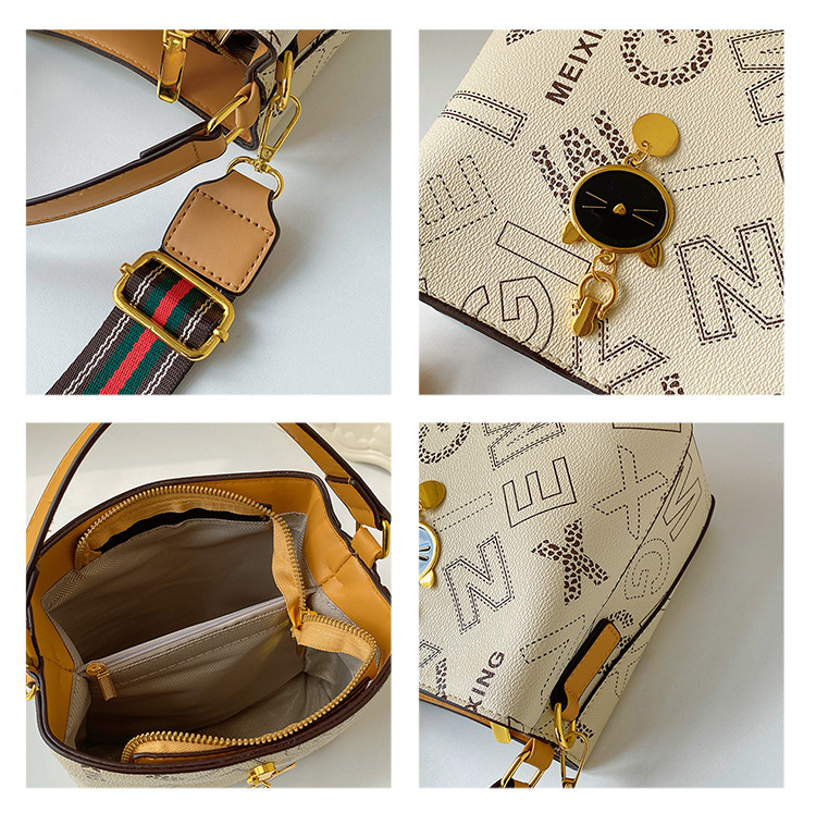 Frauen 2023 Neue Trendy Sommer High-End-Wasser Eimer Mode Alter Reduziert Umhängetasche Modische Handheld_voghion.com