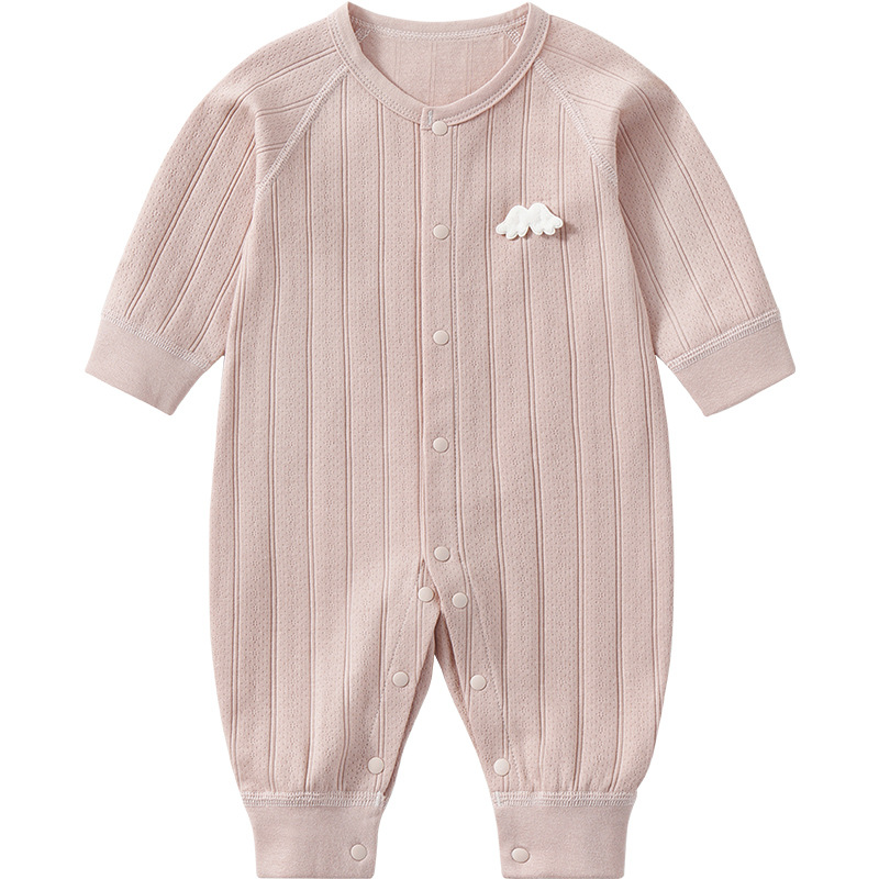 Uniforme de bebé primavera y otoño luna llena niños de algodón para hombres y mujeres, ropa de recién nacidos, ropa de primavera para bebés