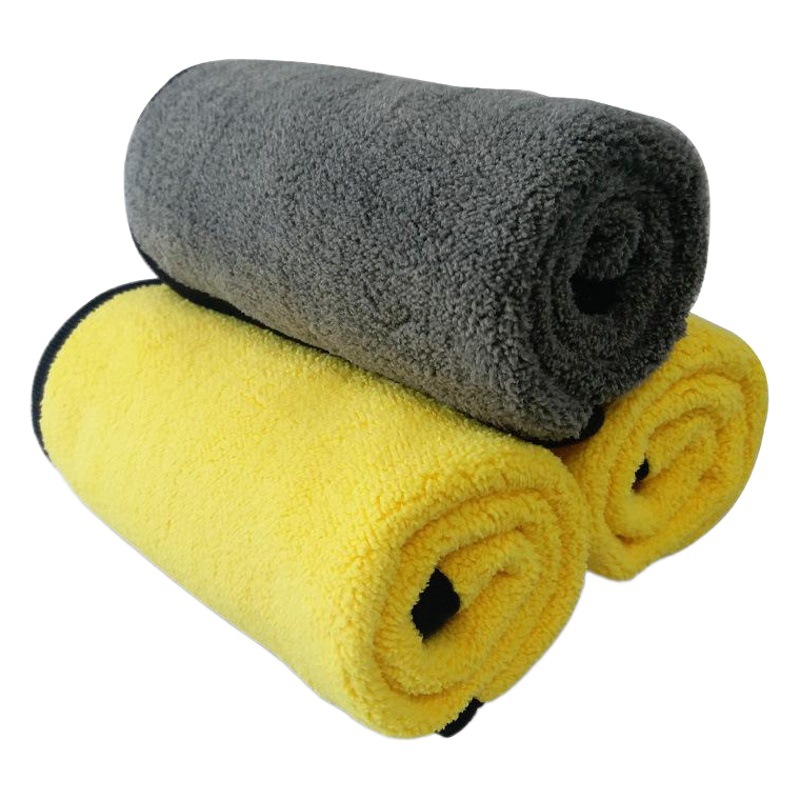 Lavado de coches Toalla de lana de coral paño de limpieza del coche absorbente espesado multiusos de vidrio del coche que no deja marcas trapo Especial