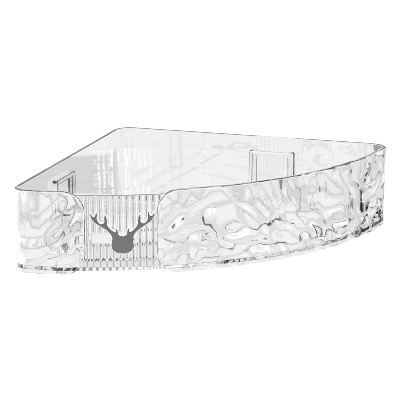 Glacier Pattern Punch-free Toilet Bathroom Triangle Rack Wall-mounted Toilet Wash Table Wall
