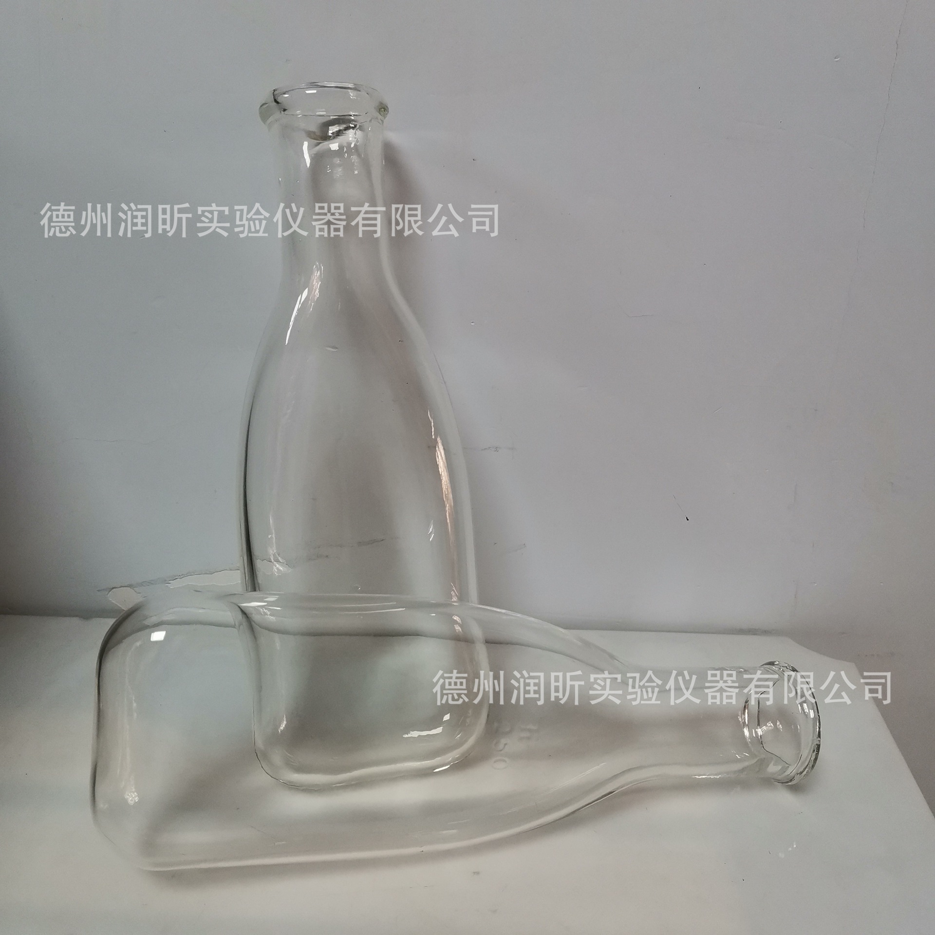 茄形培养瓶 500ml 茄形瓶 茄子瓶 250ml 细菌培养瓶 加厚 玻璃