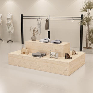 Clothing Store Island Counter, Shopping Mall Display Cabinet, Cosmetics Store Center Display Table, Shoe and Bag Women's Clothing Store Display Cabinet