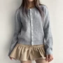 秋冬新款圆领螺纹针织衫