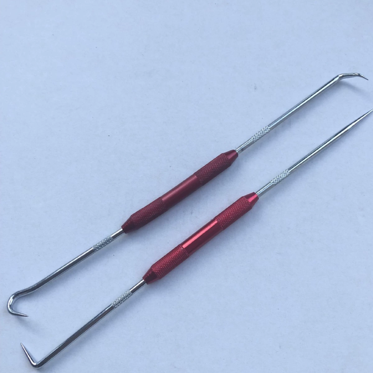 Уплотнительное кольцо мини крючком, вязание крючком, 2 шт. из алюминиевого сплава с рифленой ручкой