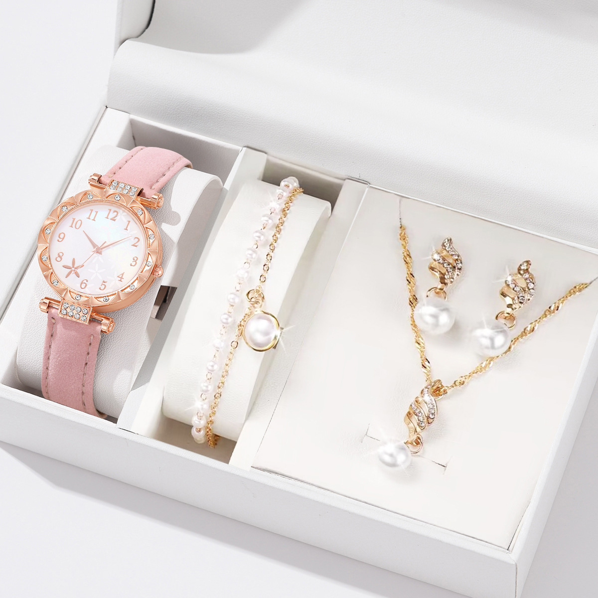 핑크 진주 세트