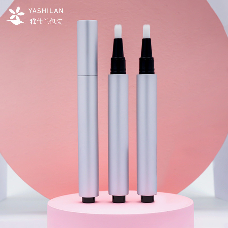 3ml high-grade aluminum multi-function press pen packaging material nail polish whitening teeth concealer pen in stock supply