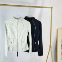 Lulu-x Новая одежда для йоги SLEEK CITY куртка Пномпень Женские спортивные куртки с длинными рукавами для тонкого фитнеса