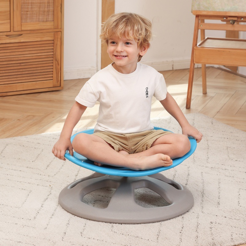 Nuevo niño sensación de silla giratoria con mango Amazon equilibrio entrenamiento autismo fábrica de juguetes sensoriales