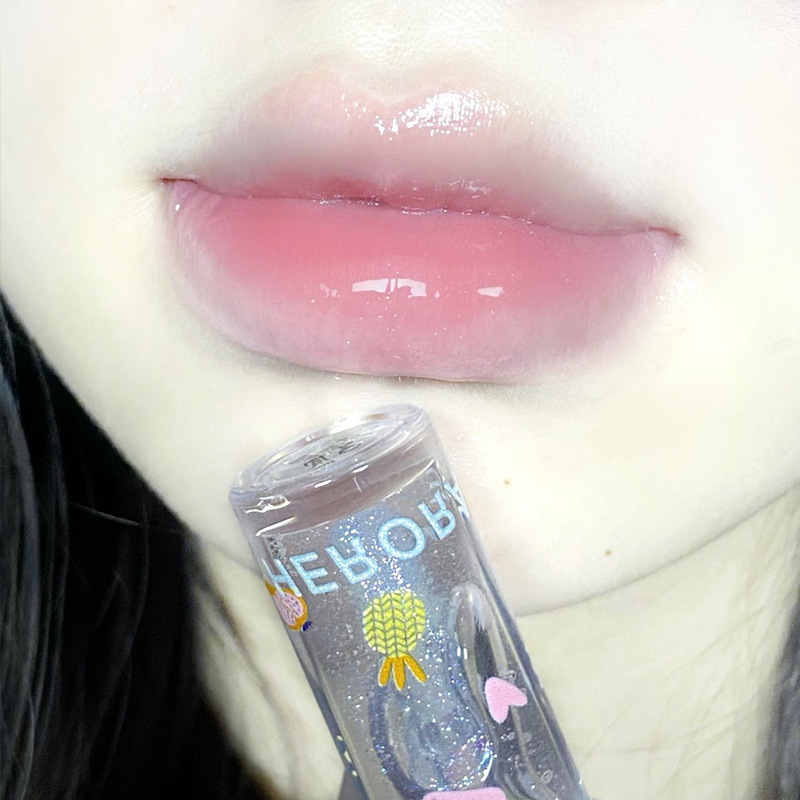 透明亮晶晶唇蜜唇油保湿滋润嘟嘟唇不沾杯不掉色丰唇蜜唇釉女跨境|undefined