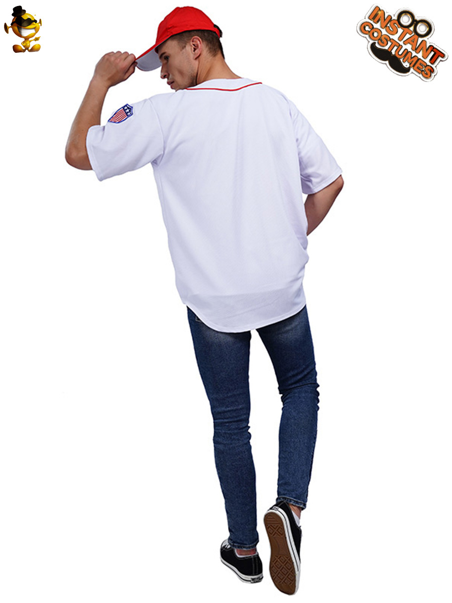 Uniforme de béisbol deportivo de los hombres grandes Ropa de suministro transfronterizo europea y americana Uniforme de béisbol Ropa deportiva casual para hombres