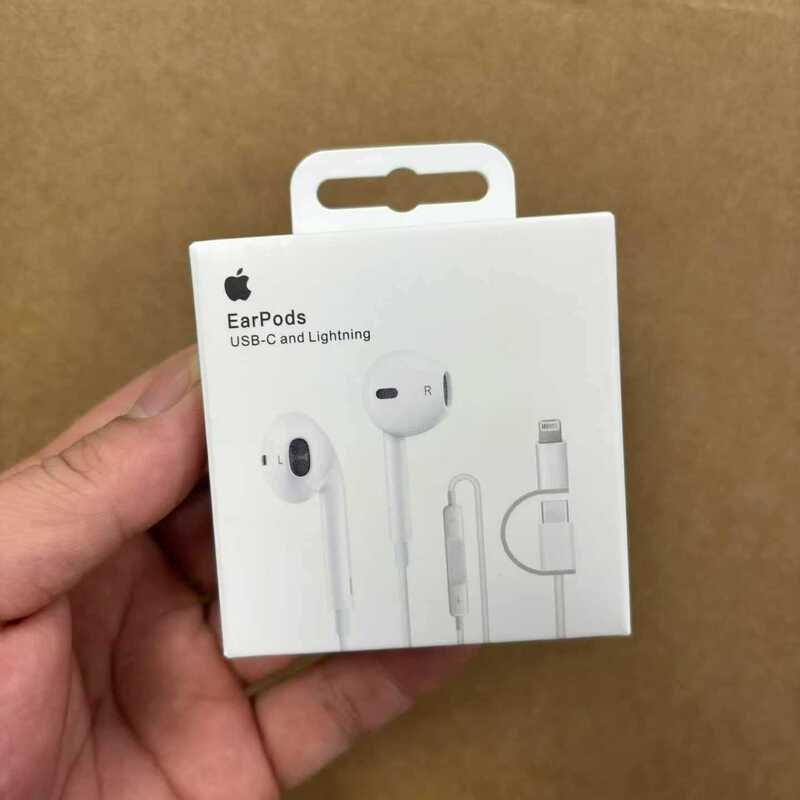 New Product Suitable for Apple 7-17, Fully Plug-In Wired Earphones, Two-In-One Type-C to Lightning Wired Earphones
