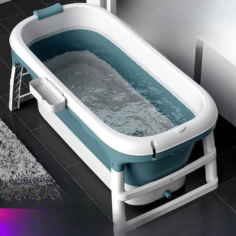 Foldable big tub full body with seat, increased thickness