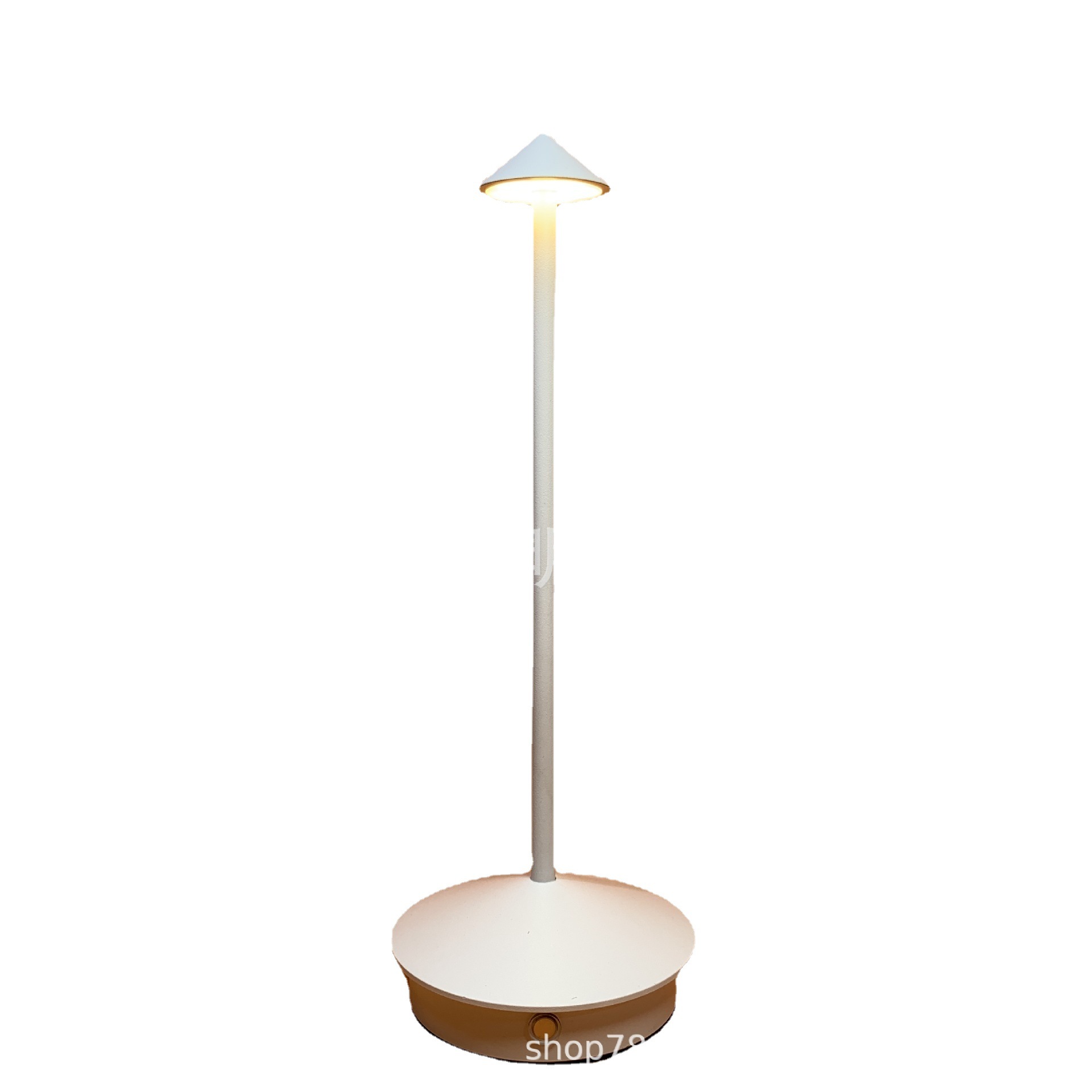 Lámpara de mesa de seta transfronteriza moderna lámpara de mesa de bar europea y americana lámpara de mesa de detección táctil de carga lámpara de mesa de seta de aguja