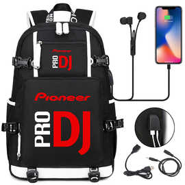 热销外贸欧美 Pioneer pro DJ USB耳机青少年学生书包男女休闲旅