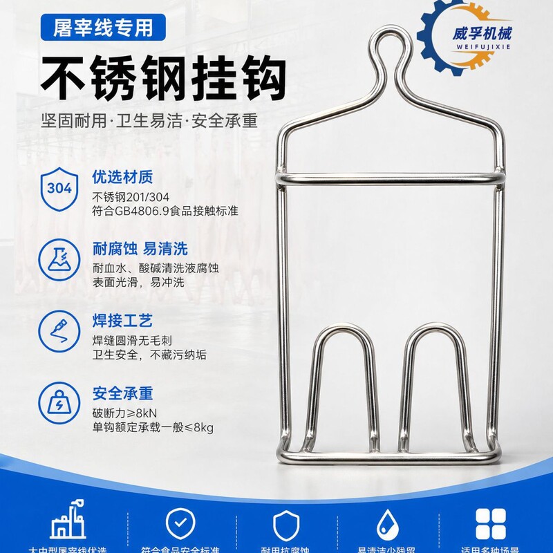 Cross-Border Hot-Selling Poultry Slaughtering Machinery Stainless Steel Slaughtering Hooks Chicken Duck Goose Leg Hanging Hooks Direct Supply from the Manufacturer Cross-Border Hot-Selling Poultry Slaughtering Machinery Stainless Steel Slaughtering Hooks Chicken Duck Goose Leg Hanging Hooks Direct Supply from the Manufacturer