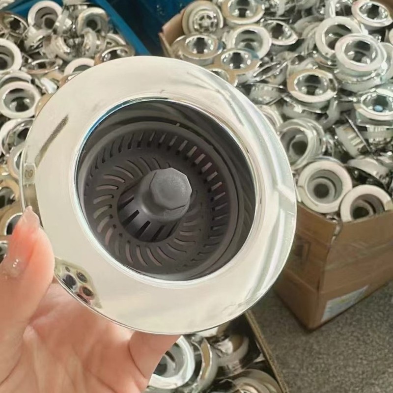 ステンレス製キッチンシンクフィルター、流し台漏れ栓、流し台ユニバーサル、ユニバーサル排水栓、バウンスコア|undefined