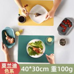 40*30cm現物モランディ系シリコンパッド北欧風子供用シリコンパッド断熱カップ鍋パッドテーブルパッド