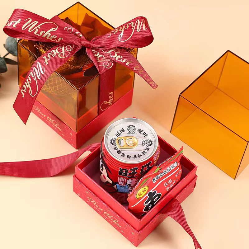 Souvenir Velvet Wedding Candy Box Small Acrylic Gift Box Wedding Table Candy Gift Box Christmas Eve Apple Box