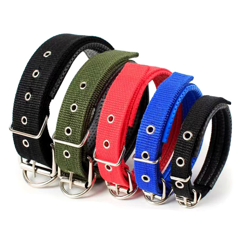 Collar de perros, collar de perros grandes y medianos, collar de pelo de oro, collar de perros, artículos para mascotas al por mayor