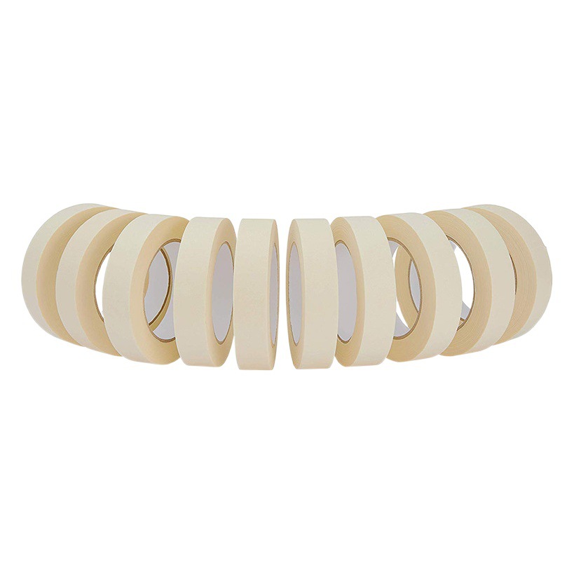 Fábrica al por mayor blanco amarillo llano decoración pintura en aerosol pintura de arte hermosa costura separación de color cinta de papel enmascarador