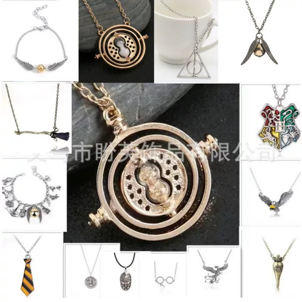 Cross-border creative jewelry hot time converter hourglass necklace earrings sweater chain