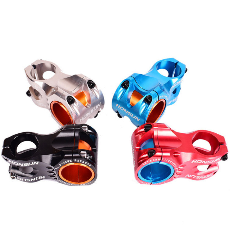 YJHONSUN山地公路车铝合金0度CNC立管31.8*35/50MM越野自行车短把