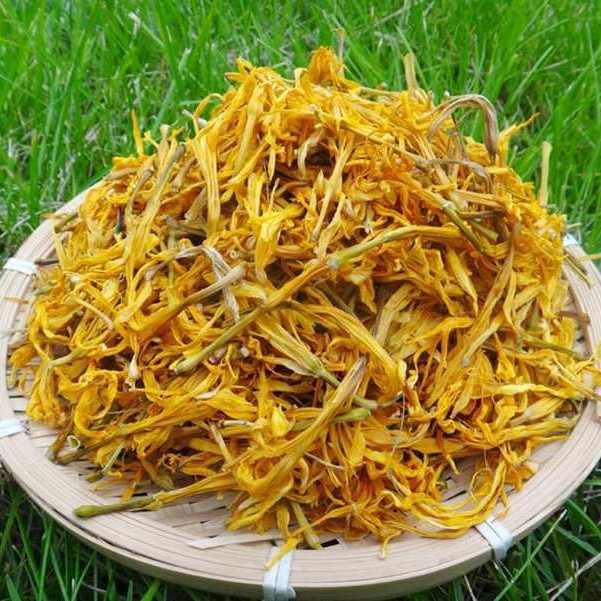 大兴安岭野生黄花菜干金针菜干菜250克包邮自然晾晒未加工原始森