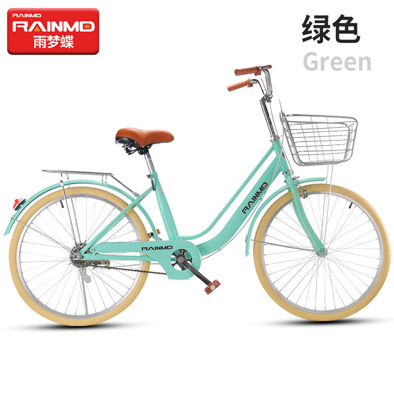 Green single speed inflatable tire luxury