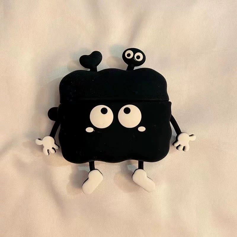 Apple, cartoon compatible silicone headphones, pro2, bluetooth, 2/3