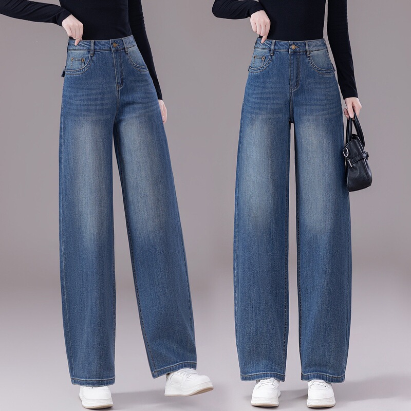 Guangzhou Xintang Denim Official Flagship Store Women's Pants 2026 New Style This Year's Trending Spring/Autumn Curved Cut Pants Guangzhou Xintang Denim Official Flagship Store Women's Pants 2026 New Style This Year's Trending Spring/Autumn Curved Cut Pants