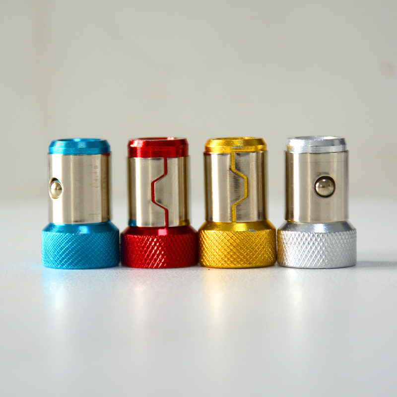 Cabeza de destornillador eléctrico transfronterizo más cabezal de lote de posicionador magnético fijación de cabezal de lote de anillo magnético cabezal de lote de metal más magnético