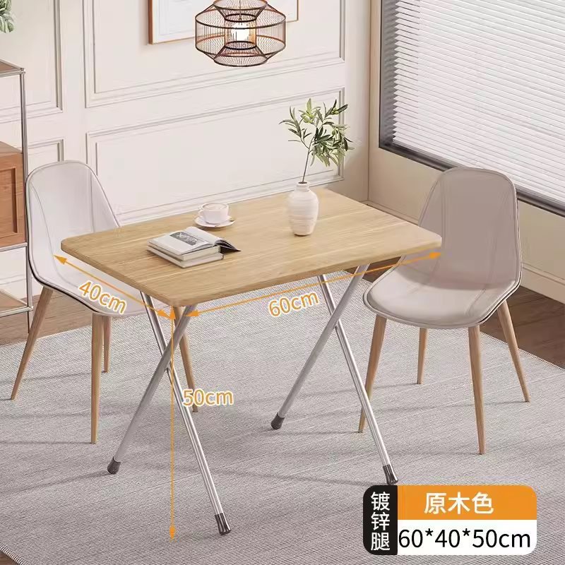 Mesa de escritorio plegable mesa de estudio de escritorio de escritorio de estudiantes de oficina en el hogar tabla pequeña tabla rectangular alquiler simple