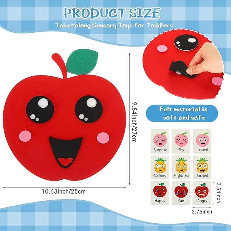 Animación infantil lindos dibujos animados Kingdom Fruit Puzzle interactivo padre-hijo D IY pegatinas faciales juguetes de puzzle