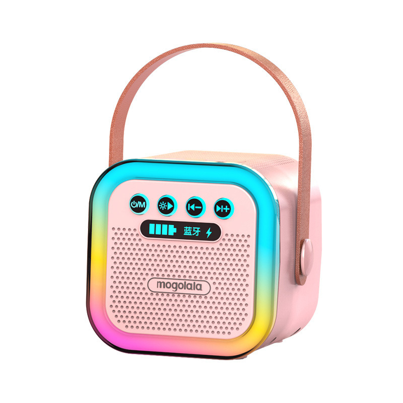 無線bluetooth音響ミニ手持ちマイク歌一体型子供家庭KTV音響セット|undefined