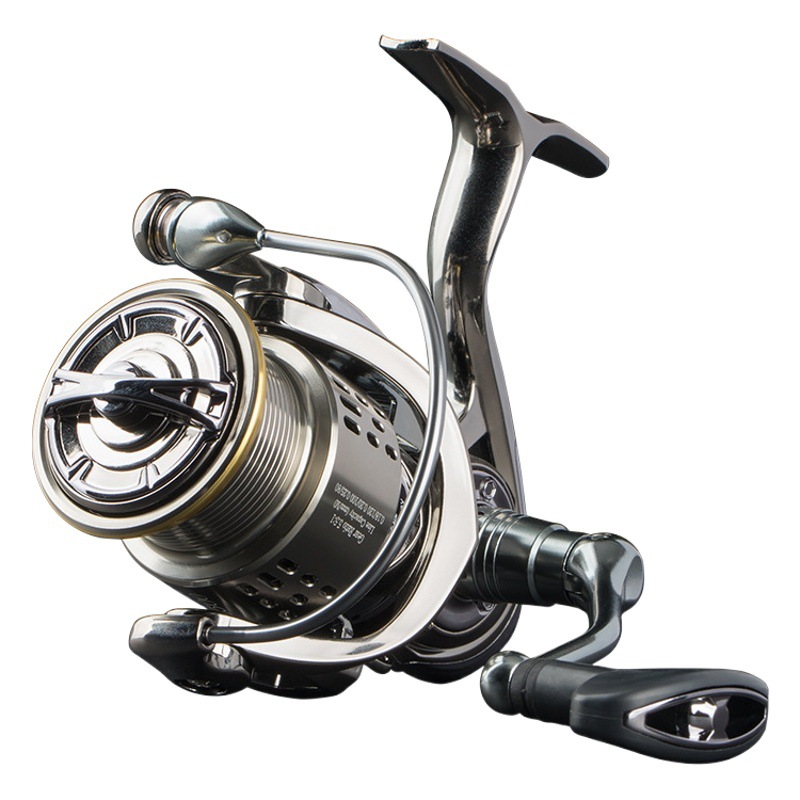 Billings de metal Aurora galvanoplastia rueda giratoria rueda de pesca Luya tiro largo carretera rueda asiática rueda de pesca caña de pescar artes de pesca al por mayor