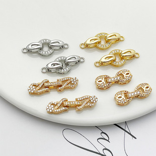 18K����僽�ɫ�ʯ����diy�����ֹ���������������B����β��
