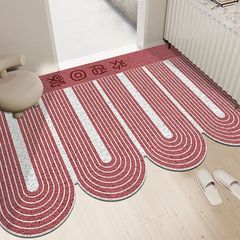 現代簡約異形絲圈地墊家用入戶門刮泥蹭土腳墊可剪裁耐髒耐磨門墊