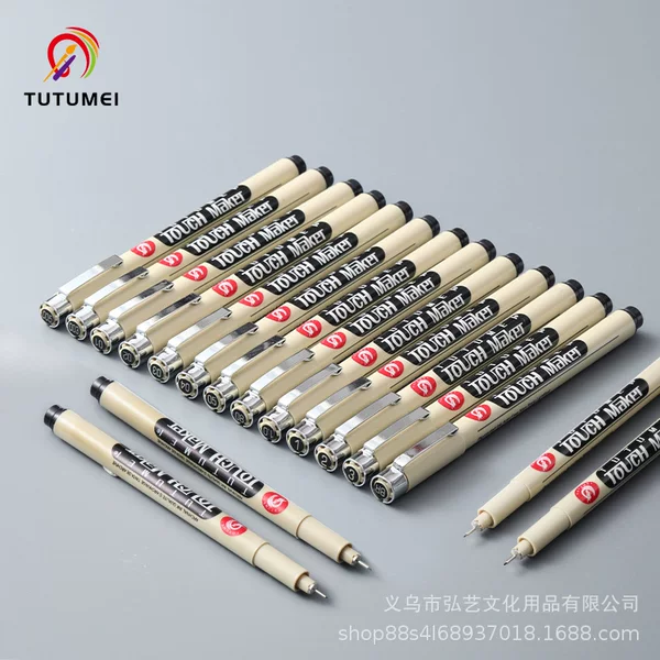 Tutuimei Needle Pen for Hand-Drawn Outlining, Marker Pen for Sketching, Engineering Outlining Pen, Watercolor, Anime-Specific Manga