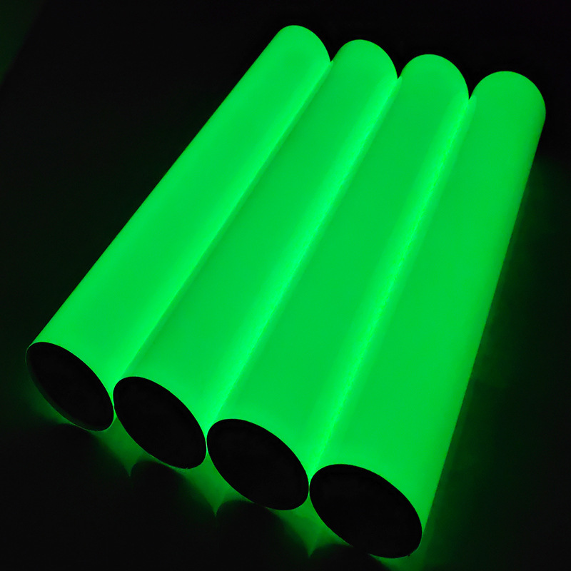 Película luminosa verde de PVC, película de almacenamiento de luz fotográfica de inyección de tinta, película reflectante PET, etiqueta luminosa, etiqueta de advertencia, película reflectante image 4