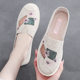 Lazy one-step ladies canvas shoes breathable lightweight new old Beijing cloth shoes women's shoes wholesale generation