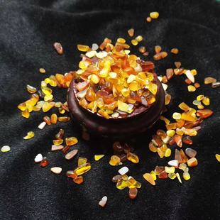 Pure Natural Baltic Amber Beeswax Gravel Manicure Demagnetizing Stone Fish Tank Stone Bonsai Stone Landscape Decoration Ornaments