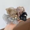 Fashionable universal hair rope from pearl, hair accessory, Japanese and Korean